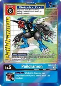 Paildramon (Alternate Art) - Classic Collection - Digimon Card Game card