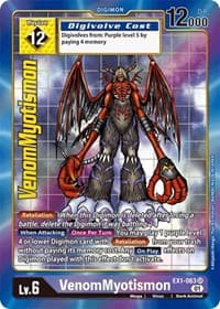 VenomMyotismon (Alternate Art) - Classic Collection - Digimon Card Game card