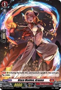 Blaze Maiden, Aruuna - D Promo Cards - Cardfight Vanguard card