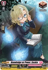 Knowledge as Power, Saskia - D Promo Cards - Cardfight Vanguard card