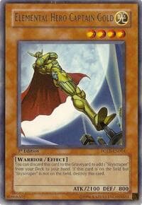 Elemental Hero Captain Gold - Force of the Breaker - YuGiOh card