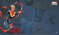 Captain Marvel Game Mat - Marvel Champions Official Game Mats - Playmats card