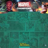 Red Skull 1-4 Player Game Mat - Marvel Champions Official Game Mats - Playmats card