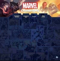 Marvel 1-4 Player Game Mat - Marvel Champions Official Game Mats - Playmats card