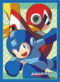 Broccoli Character Sleeve: Megaman - Megaman & Protoman (80 pack) - Broccoli Imported Card Sleeves - Card Sleeves card