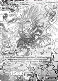 Super Saiyan God Son Goku // SSGSS Son Goku, Soul Striker Reborn (2021 World Championship) (Metal Silver Foil) - Tournament Promotion Cards - Dragon Ball Super: Masters card