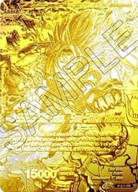 Super Saiyan God Son Goku // SSGSS Son Goku, Soul Striker Reborn (2021 World Championship) (Metal Gold Foil) - Tournament Promotion Cards - Dragon Ball Super: Masters card