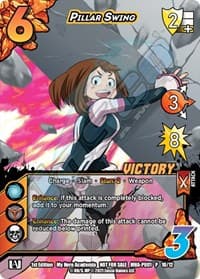 Pillar Swing (Plus Ultra Pack 1 Victory) - UniVersus: My Hero Academia Promo Cards - UniVersus card