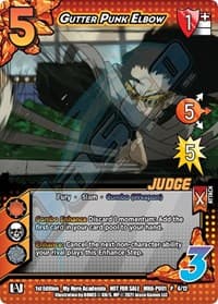 Gutter Punk Elbow (Plus Ultra Pack 1 Judge) - UniVersus: My Hero Academia Promo Cards - UniVersus card