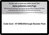 Code Card - XY BREAKthrough Booster Pack - XY - BREAKthrough - Pokemon card