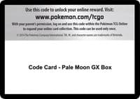 Code Card - Pale Moon GX Box - SM - Unified Minds - Pokemon card