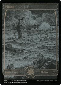 Plains (Moonlit Land) (Foil Etched) - WPN & Gateway Promos - Magic: The Gathering card