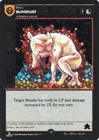 Bloodlust - Sample Cards - MetaZoo card