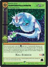 Crawfordsville Monster - Sample Cards - MetaZoo card