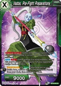 Vados, Pre-Fight Preparations - Realm of the Gods - Dragon Ball Super: Masters card
