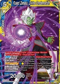 Fused Zamasu, Divine Condemnation - Realm of the Gods - Dragon Ball Super: Masters card