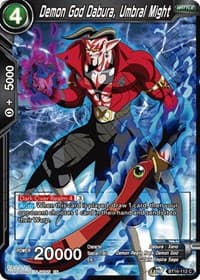 Demon God Dabura, Umbral Might - Realm of the Gods - Dragon Ball Super: Masters card