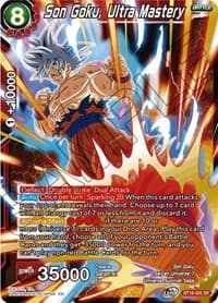 Son Goku, Ultra Mastery - Realm of the Gods - Dragon Ball Super: Masters card