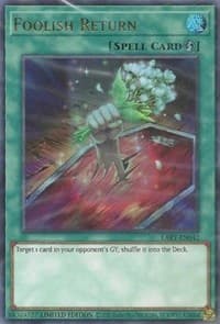 Foolish Return - The Lost Art Promotion - YuGiOh card