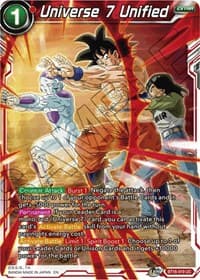 Universe 7 Unified - Realm of the Gods - Dragon Ball Super: Masters card