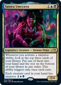 Satoru Umezawa - Kamigawa: Neon Dynasty - Magic: The Gathering card