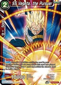 SS Vegeta, the Pursuer - Realm of the Gods - Dragon Ball Super: Masters card