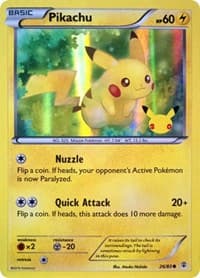 Pikachu - 26/83 (20th Anniversary) - Miscellaneous Cards & Products - Pokemon card