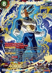 SSB Vegeta, Unbridled Power - Realm of the Gods - Dragon Ball Super: Masters card