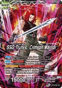 Trunks // SSG Trunks, Crimson Warrior - Realm of the Gods - Dragon Ball Super: Masters card
