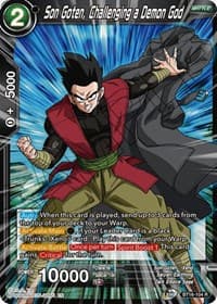 Son Goten, Challenging a Demon God - Realm of the Gods - Dragon Ball Super: Masters card