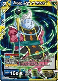 Awamo, Angel of Universe 1 - Realm of the Gods - Dragon Ball Super: Masters card
