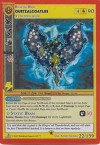 Quetzalcoatlus - Cryptid Nation: Second Edition - MetaZoo card
