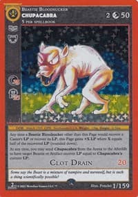 Chupacabra - Cryptid Nation: Second Edition - MetaZoo card
