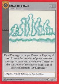 Balancing Beam - Cryptid Nation: Second Edition - MetaZoo card