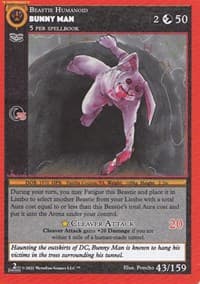 Bunny Man - Cryptid Nation: Second Edition - MetaZoo card