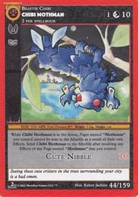 Chibi Mothman - Cryptid Nation: Second Edition - MetaZoo card