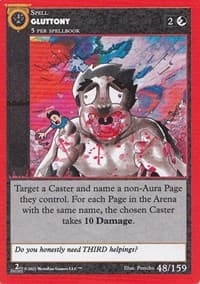 Gluttony - Cryptid Nation: Second Edition - MetaZoo card