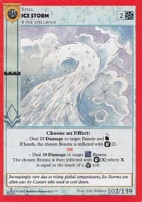 Ice Storm - Cryptid Nation: Second Edition - MetaZoo card