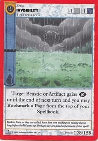 Invisibility - Cryptid Nation: Second Edition - MetaZoo card