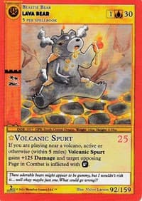Lava Bear - Cryptid Nation: Second Edition - MetaZoo card