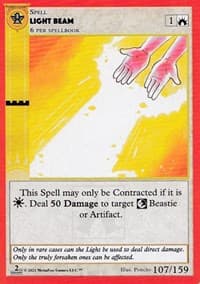 Light Beam - Cryptid Nation: Second Edition - MetaZoo card