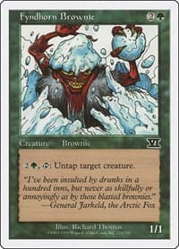 Fyndhorn Brownie - Classic Sixth Edition - Magic: The Gathering card