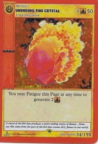 Unending Fire Crystal - Cryptid Nation: Second Edition - MetaZoo card