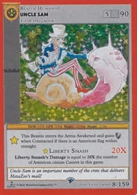Uncle Sam - Cryptid Nation: Second Edition - MetaZoo card
