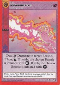 Pyrokinetic Blast - Cryptid Nation: Second Edition - MetaZoo card