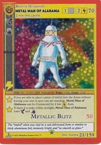 Metal Man of Alabama - Cryptid Nation: Second Edition - MetaZoo card