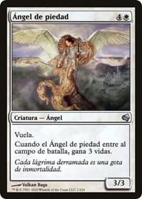 Angel of Mercy (Spanish) - "Angel de piedad" - Magic Encyclopedia 2011 (Salvat) - Magic: The Gathering card