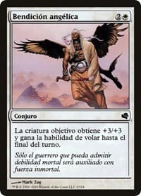 Angelic Blessing (Spanish) - "Bendicion angelica" - Magic Encyclopedia 2011 (Salvat) - Magic: The Gathering card