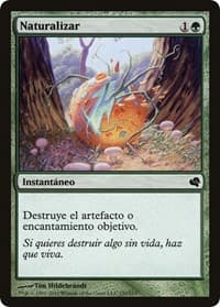 Naturalize (Spanish) - "Naturalizar" - Magic Encyclopedia 2011 (Salvat) - Magic: The Gathering card