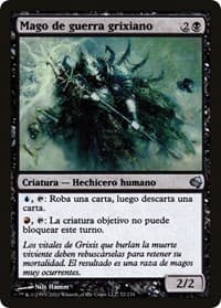 Grixis Battlemage (Spanish) - "Mago de guerra grixiano" - Magic Encyclopedia 2011 (Salvat) - Magic: The Gathering card